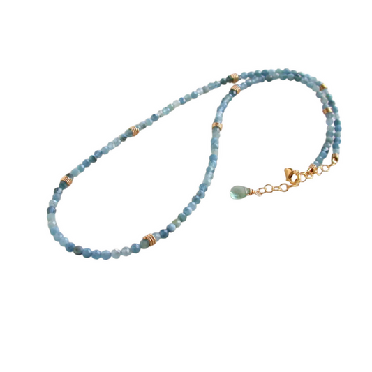 Aquamarine Gemstone Strand - 16"
