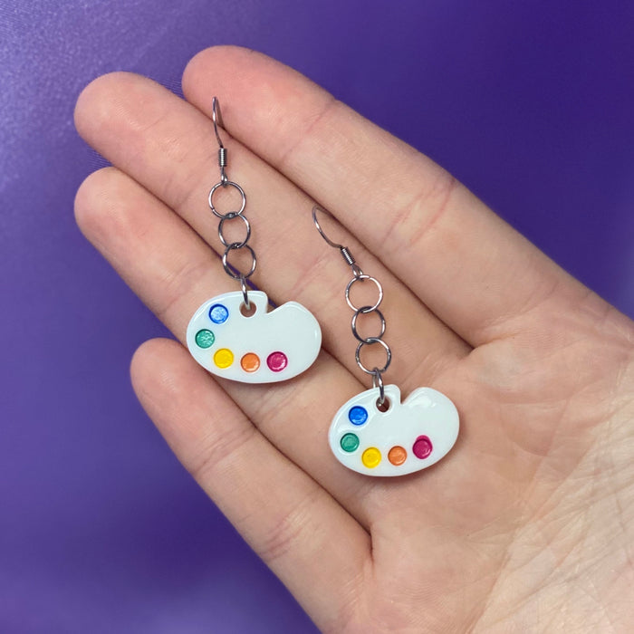 Artist Pallet Earrings