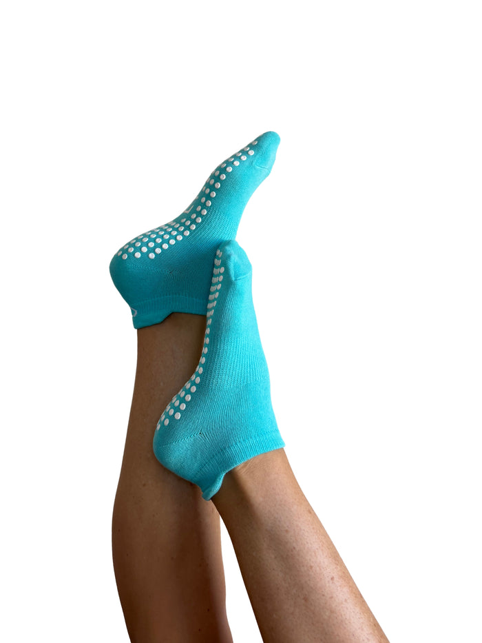 Baby Blue Classic Grip Socks