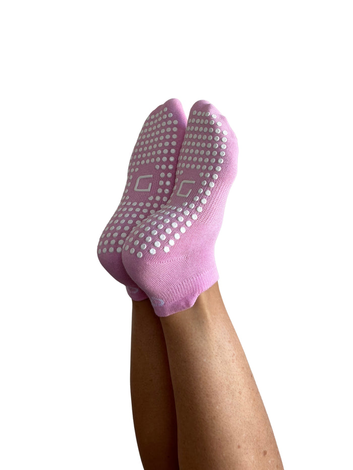 Baby Pink Classic Grip Socks