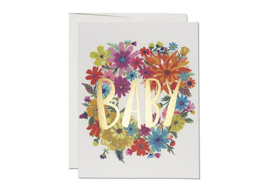 BABY WREATH CARD