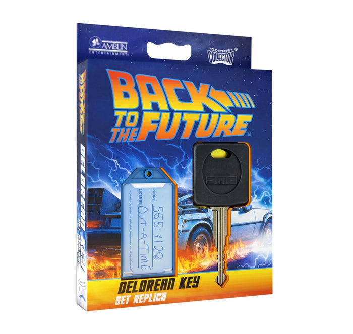 Back To The Future DeLorean Time Machine Replica Key Set