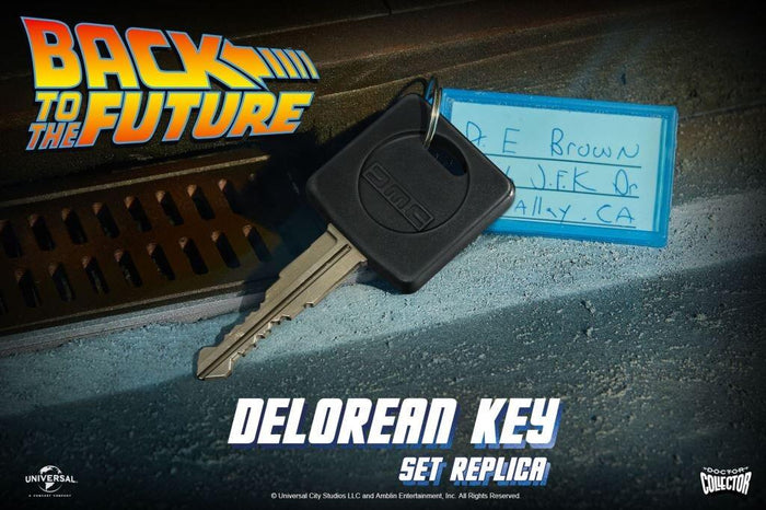 Back To The Future DeLorean Time Machine Replica Key Set