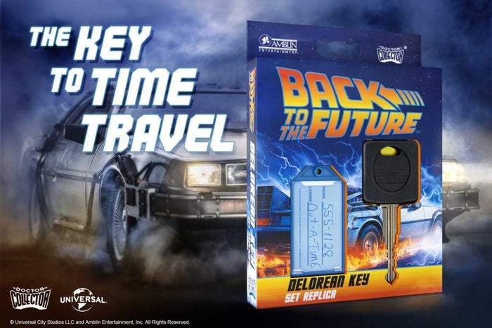 Back To The Future DeLorean Time Machine Replica Key Set