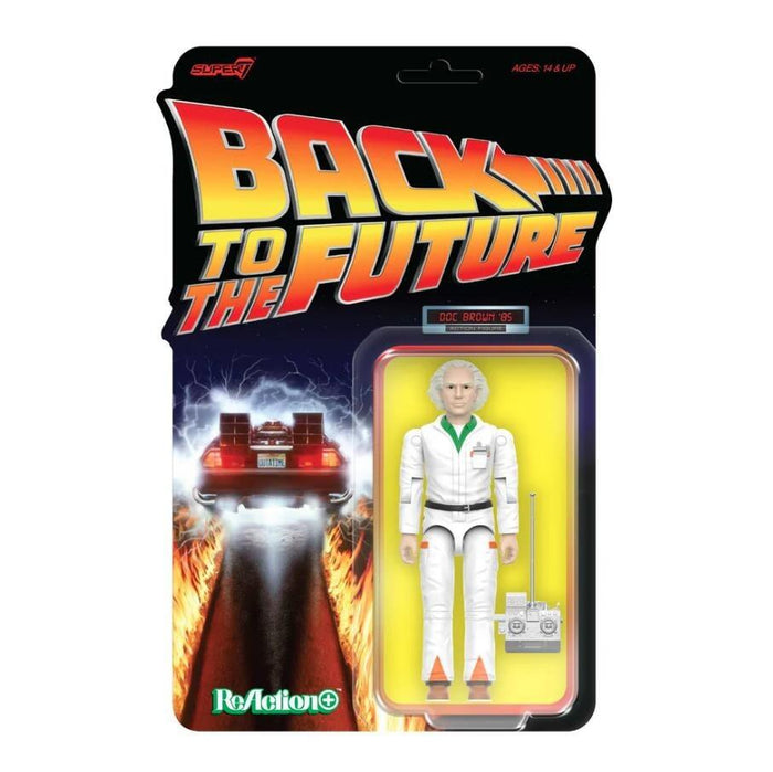Back To The Future ReAction+ Action Figure Wave 1 - Doc Brown (1985)