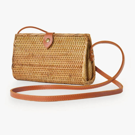 BALI BAG TOP CLASP CARAMEL