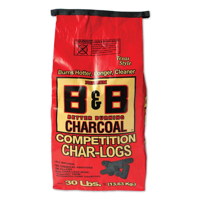B&B Char-Logs Charcoal, 30 lb