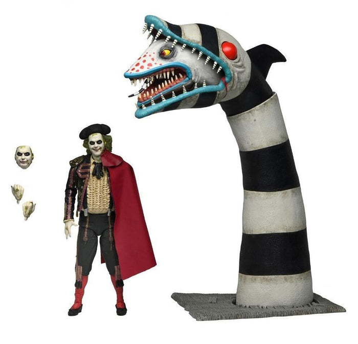 Beetlejuice Beetlejuice 7 Inch Ultimate Action Figure 2 Pack - Matador Beetlejuice & Sandworm