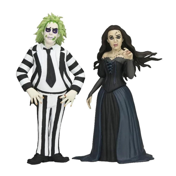 Beetlejuice Beetlejuice Toony Terrors 6 Inch Scale Action Figure 2 Pack - Beetlejuice & Delores