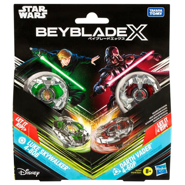 Beyblade X Star Wars - Luke Skywalker 4-80B vs Darth Vader 4-60B Multipack