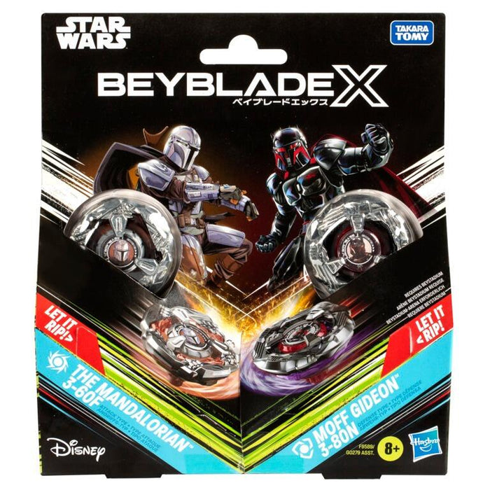 Beyblade X Star Wars - The Mandalorian 3-60F vs Moff Gideon 3-80N Multipack