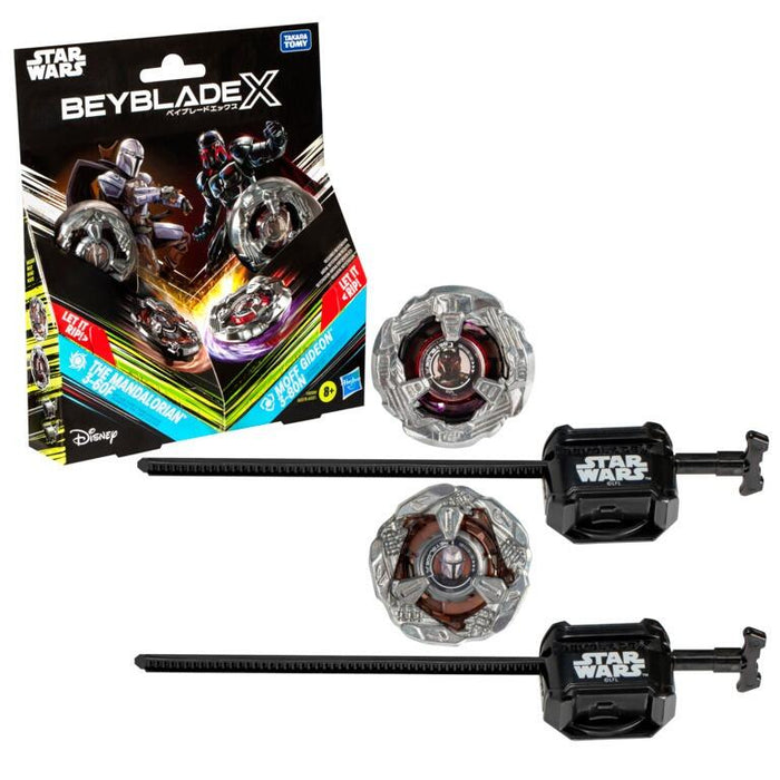 Beyblade X Star Wars - The Mandalorian 3-60F vs Moff Gideon 3-80N Multipack