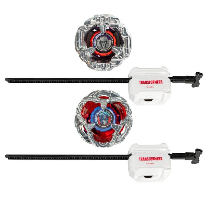 Beyblade X Transformers - Optimus Prime 4-60P vs Megatron 4-80B Two Pack