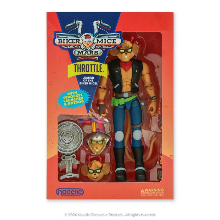 Biker Mice from Mars Action Figure Wave 1 - Throttle
