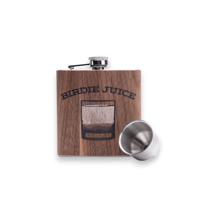 Birdie Juice 6oz Stainless Steel Hip Flask