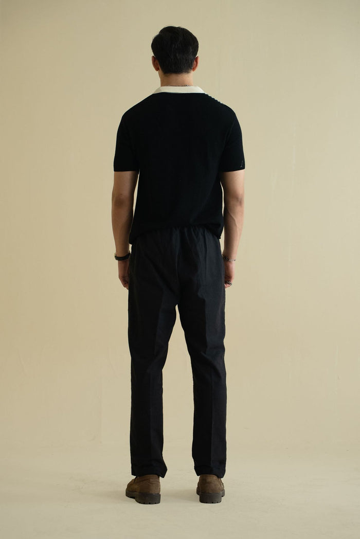 Black Linen Pant