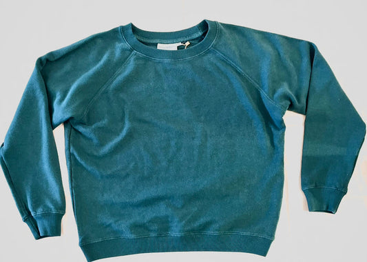 BONFIRE RAGLAN SWEATSHIRT DEEP TEAL