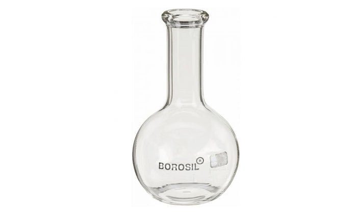 Borosil® Flasks, Boiling, Flat Bottom, Ground Glass Neck, 100mL, 24/29, CS/5 | img_1 | Foxx Life Sciences Global | shopfls.com