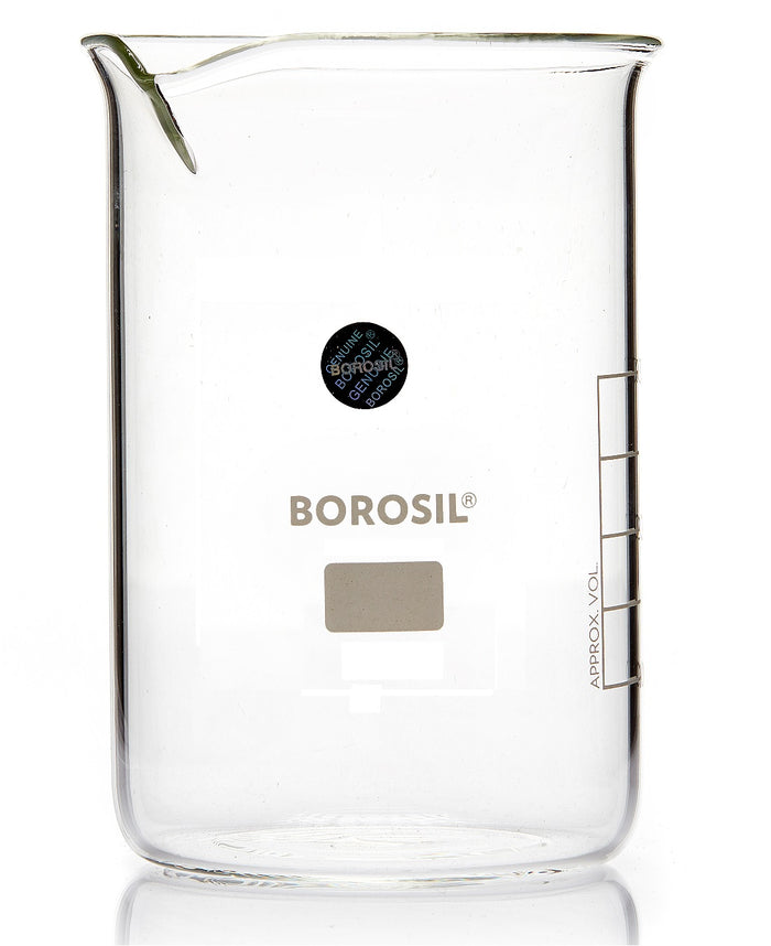 Borosil® Tall-Form Beakers with Spouts - 500mL - CS/20 | img_1 | Foxx Life Sciences Global | shopfls.com