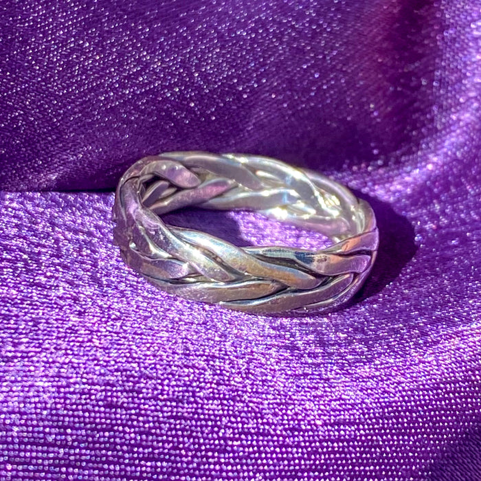 Braided 925 Sterling Silver Ring