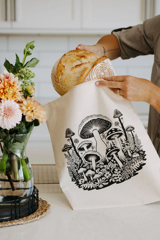 BREAD STORAGE BAG-MUSHROOM