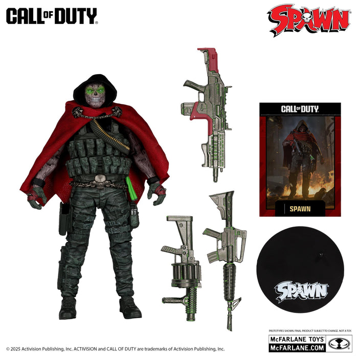 Call of Duty 7 Inch Scale Action Figure - Burned Spawn