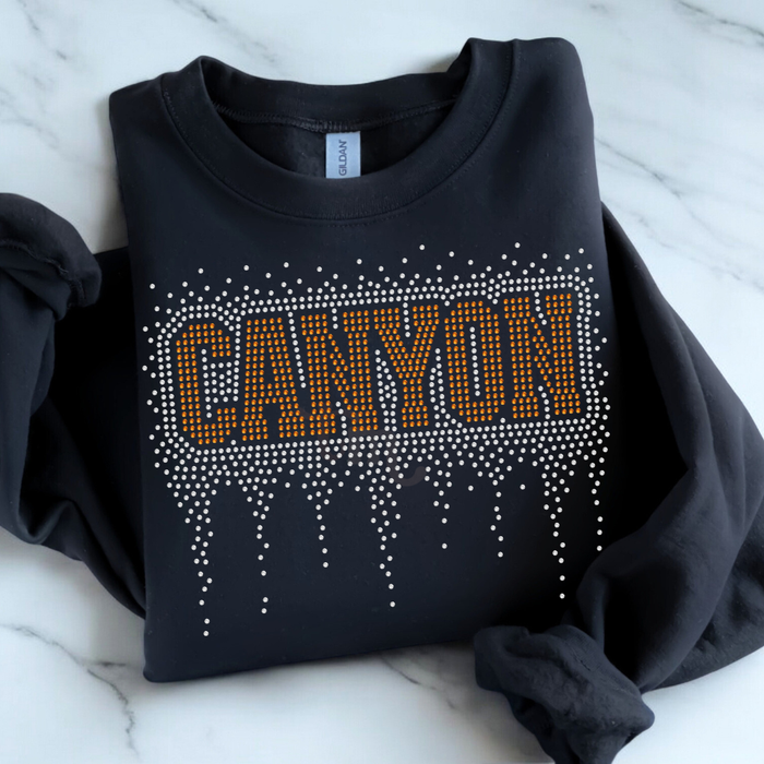 Canyon Athletic Drip RHINESTONE TRANSFER