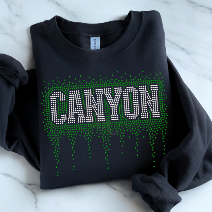 Canyon Athletic Drip RHINESTONE TRANSFER
