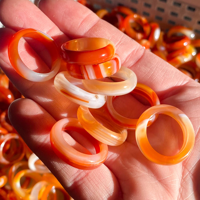 Carnelian Agate Ring