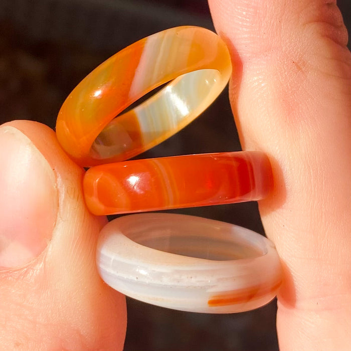 Carnelian Agate Ring