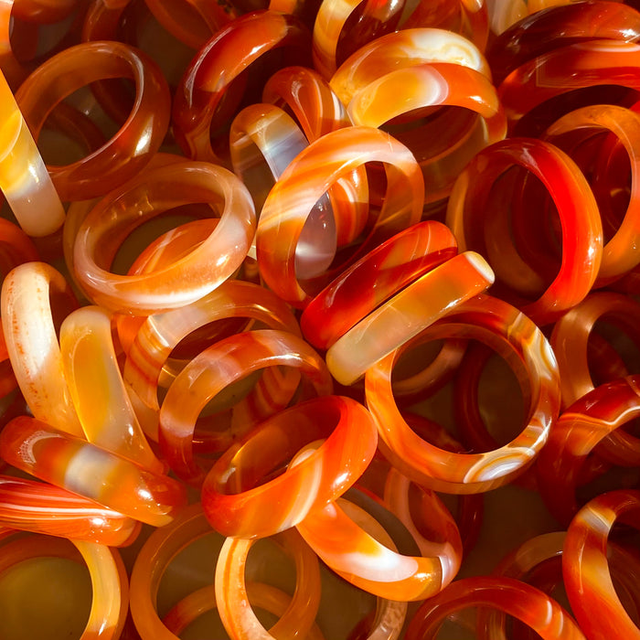 Carnelian Agate Ring