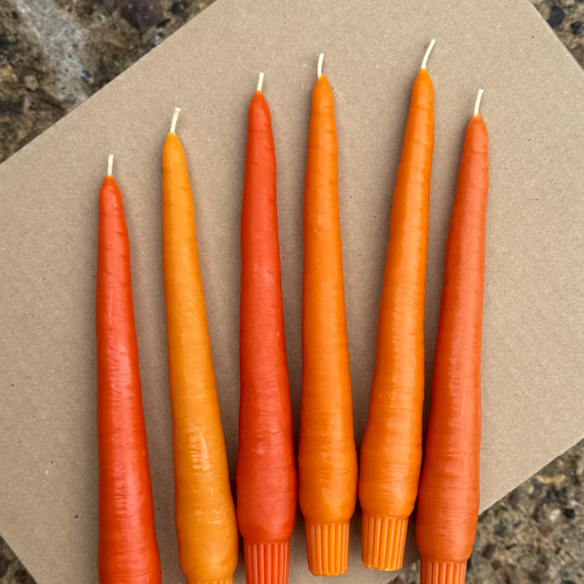 CARROT BEESWAX CANDLE