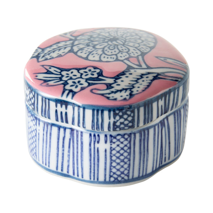 Celadon Botanic Blush Trinket Box