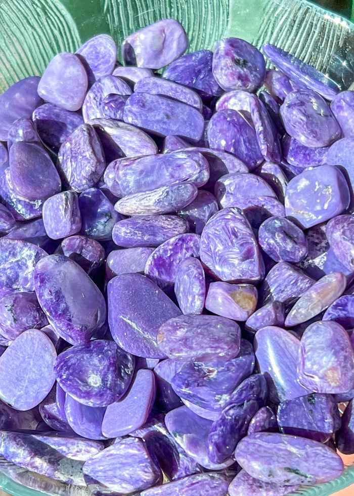 Charoite Tumbled Stone (AA Grade)