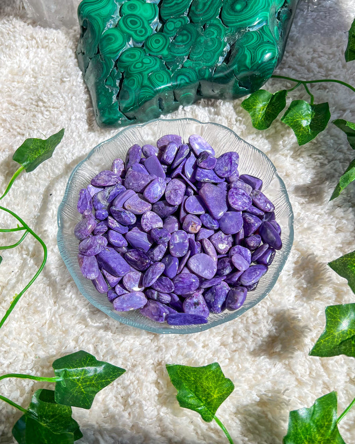 Charoite Tumbled Stone (AA Grade)