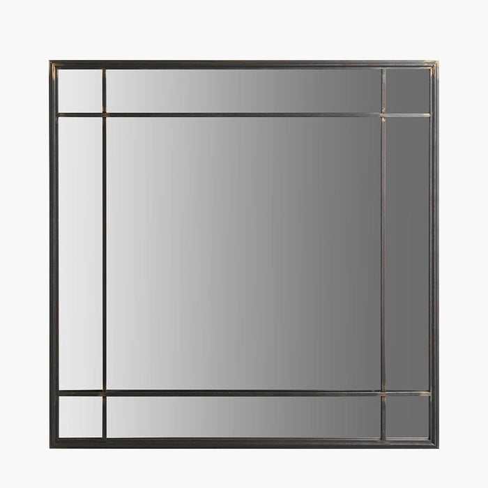 Chester Antique Bronze Square Metal Wall Mirror Accessories