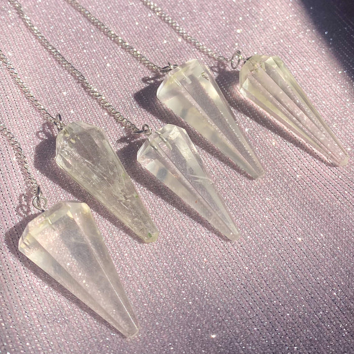 Clear Quartz Pendulum