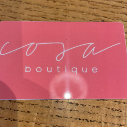 Cosa Physical Gift Card *Various Amounts*