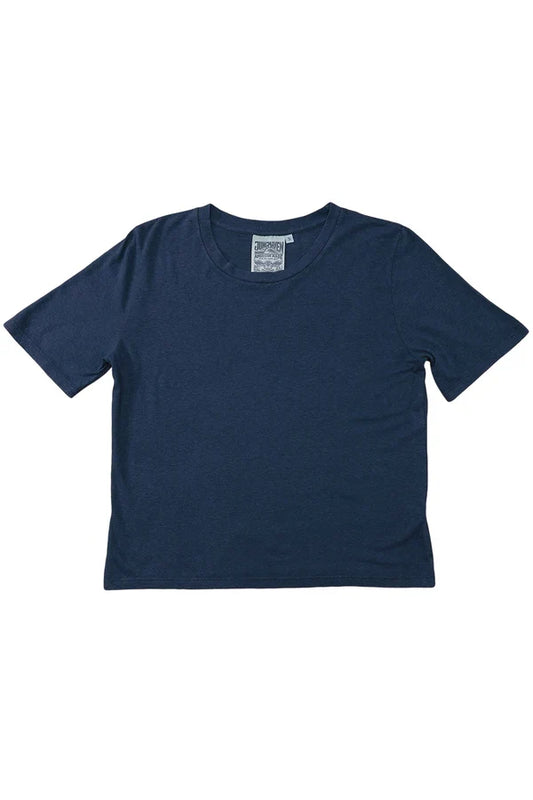 CROPPED LOREL TEE DEEP INDIGO