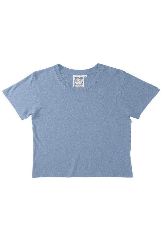 CROPPED LOREL TEE RAIN WASHED