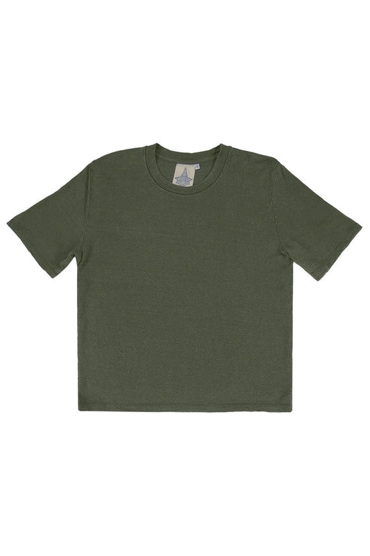 DAKOTA CROPPED TEE OLIVE GREEN