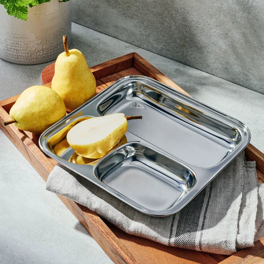 DALCINI STAINLESS STEEL DIVIDED PLATE