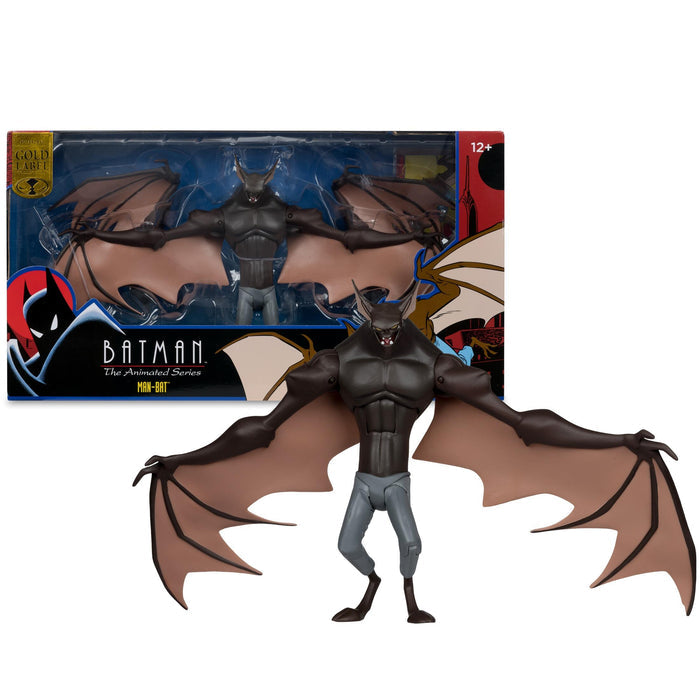 DC Direct: Batman The Animated Series 6 Inch Deluxe Action Figure - Man-Bat (NYCC) (Gold Label)