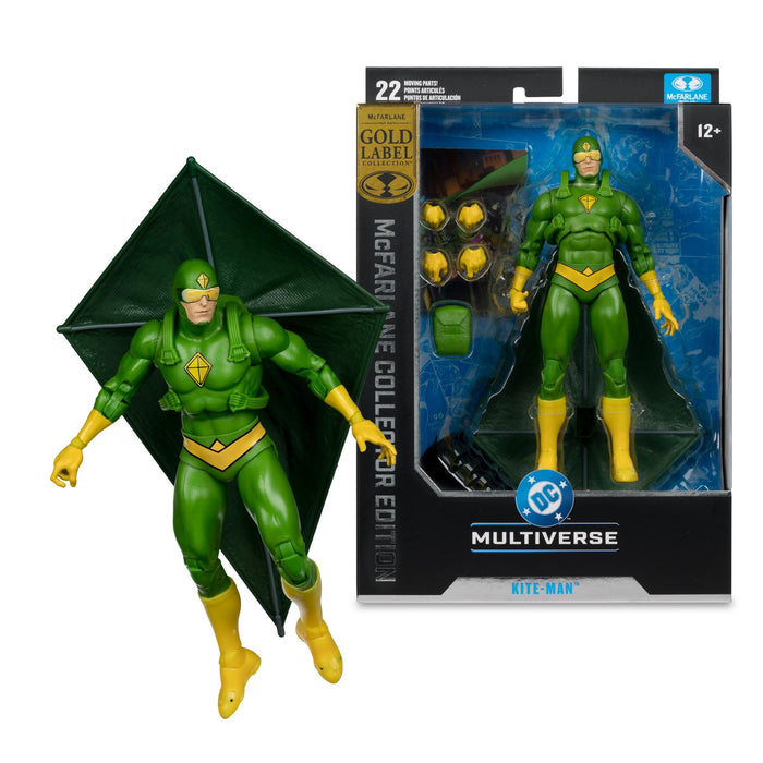 DC McFarlane Collector Edition 7 Inch Action Figure - Kite-Man (Gold Label)