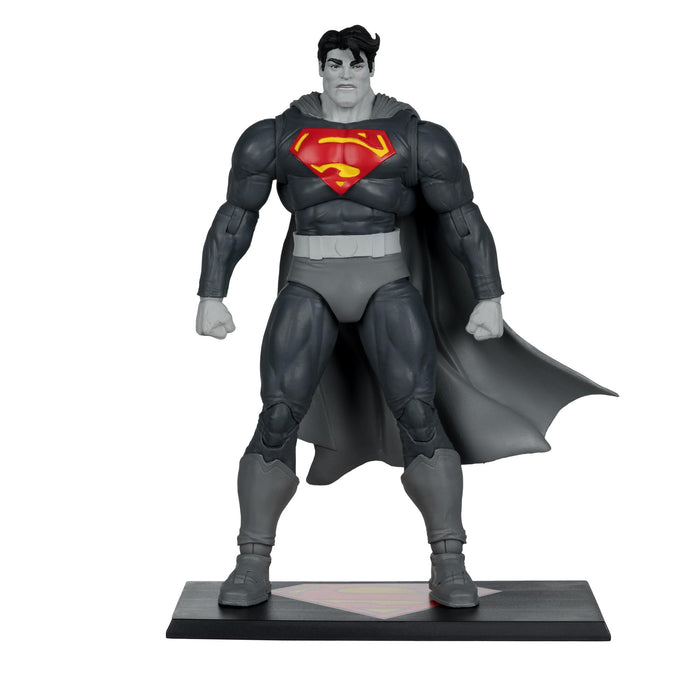 DC Multiverse 7 Inch Action Figure - Superman (The Dark Knight Returns) (Black & White Accent)