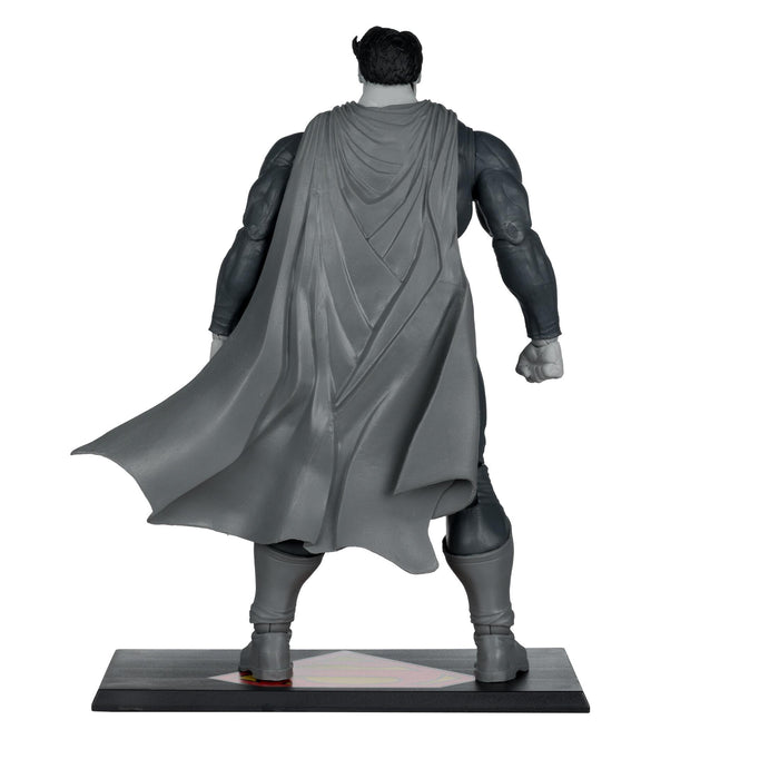 DC Multiverse 7 Inch Action Figure - Superman (The Dark Knight Returns) (Black & White Accent)