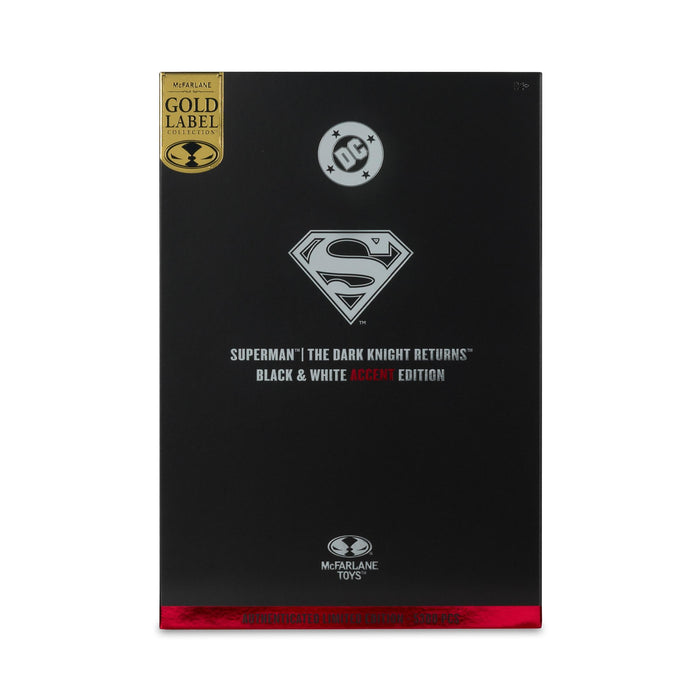DC Multiverse 7 Inch Action Figure - Superman (The Dark Knight Returns) (Black & White Accent)