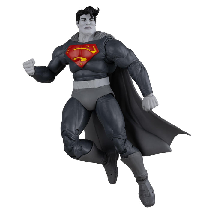 DC Multiverse 7 Inch Action Figure - Superman (The Dark Knight Returns) (Black & White Accent)