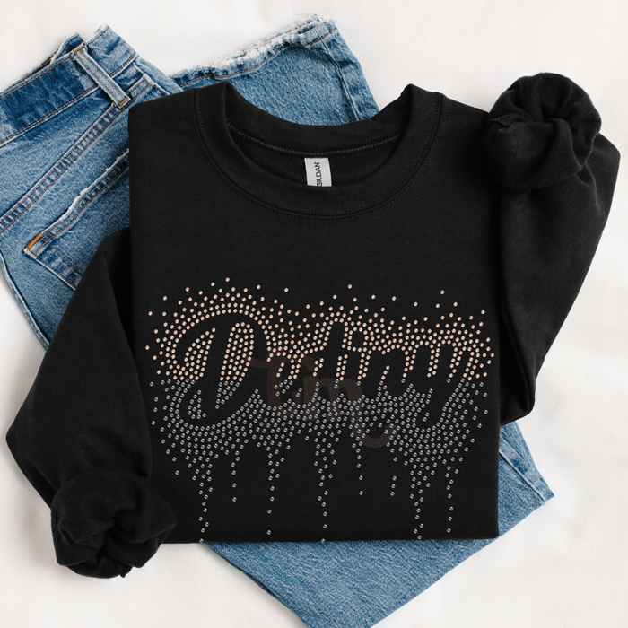 Destiny Ombre Drip RHINESTONE TRANSFER