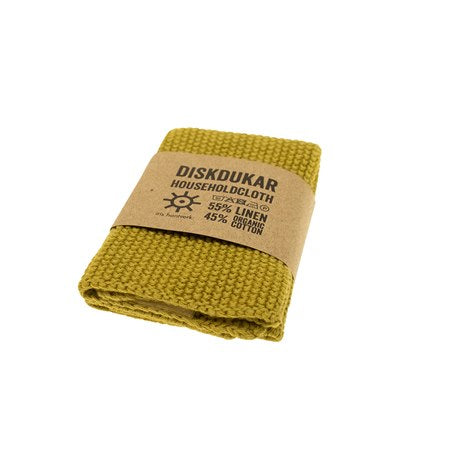DISH CLOTH-GOLDEN GREEN